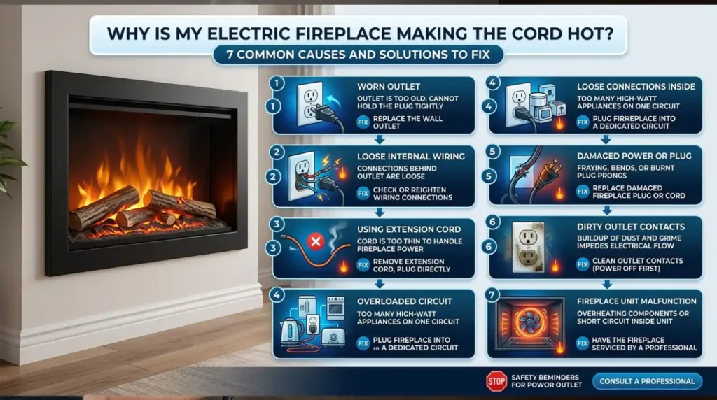 Why Is My Electric Fireplace Making the Cord Hot