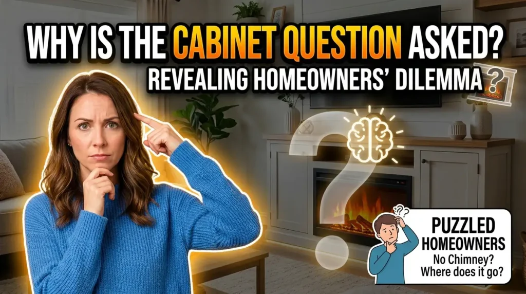 Can You Put an Electric Fireplace in a Cabinet? Cautions 2 Why This Question Comes Up So Often