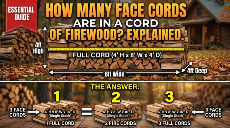 How Many Face Cords Are in a Cord of Firewood? Explained 6 How Many Face Cords Are in a Cord of Firewood