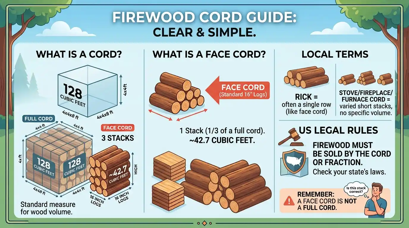 Face Cord, Rick, Stove Cord: Are They the Same Thing?
