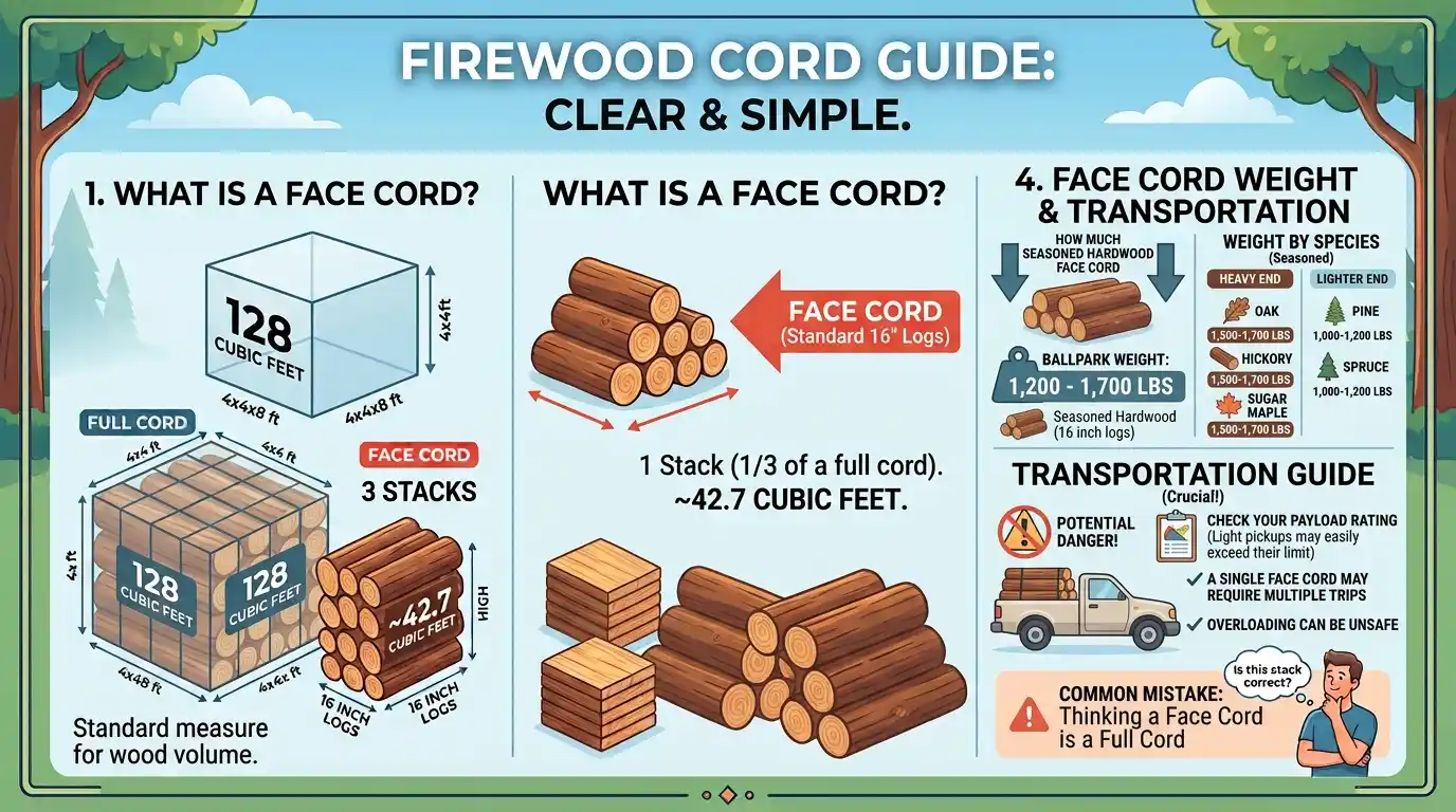 How Much Does a Face Cord Weigh?