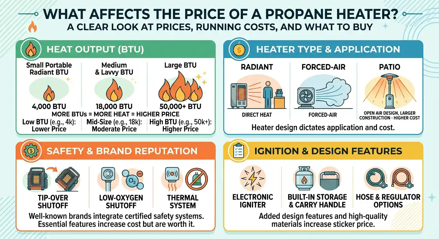 What Affects the Price of a Propane Heater?