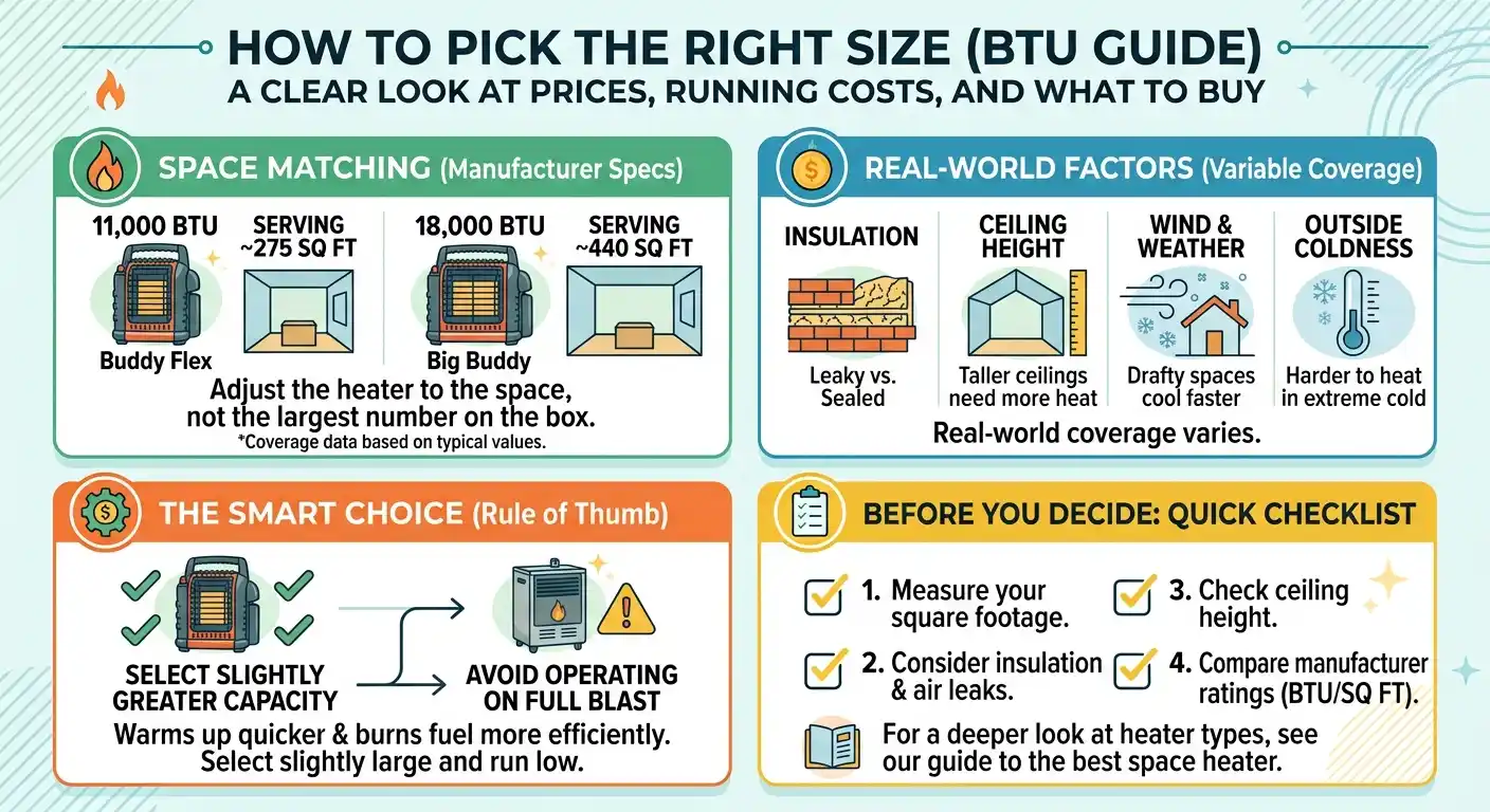 How to Pick the Right Size (BTU Guide)