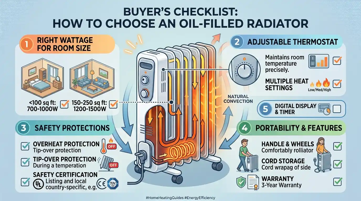 What Is an Oil-Filled Radiator Heater? How It Works & More 4 How to Choose an Oil-Filled Radiator